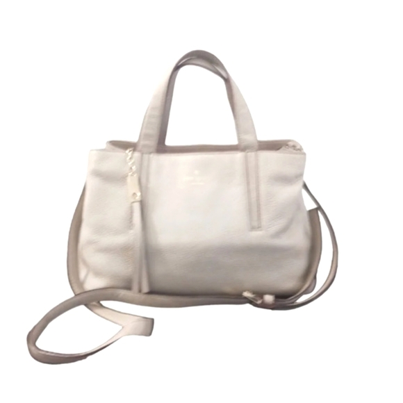 Kate Spade Gray Leather Purse Shoulder Crossbody Bag - Picture 1 of 16